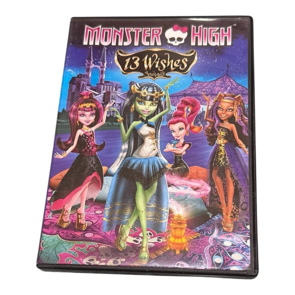 Monster High 13 Wishes DVD Movie Animated Bilingual English French Universal